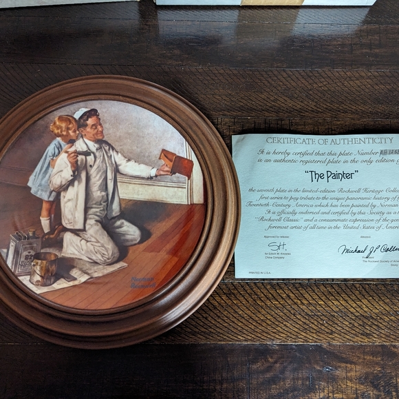 Norman Rockwell Heritage Collection Plates - Picture 8 of 9